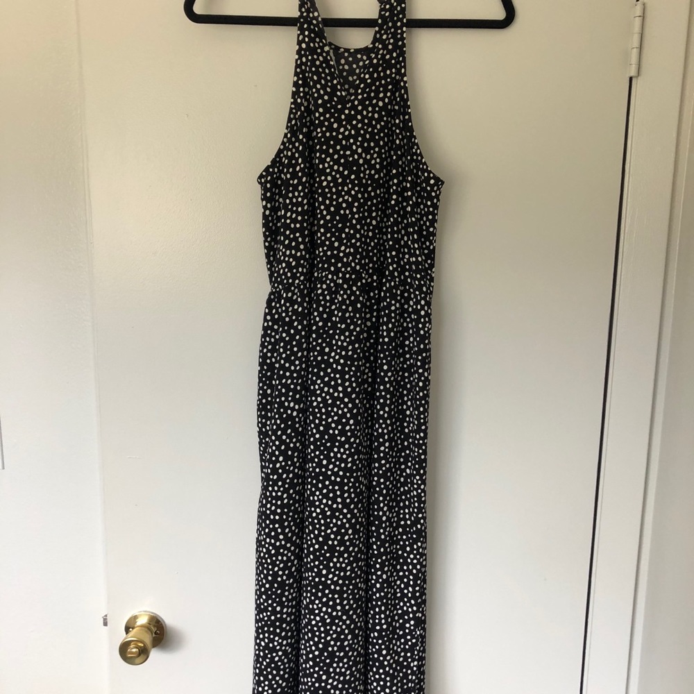 Halter midi dress in polka dot - Picture 3 of 3